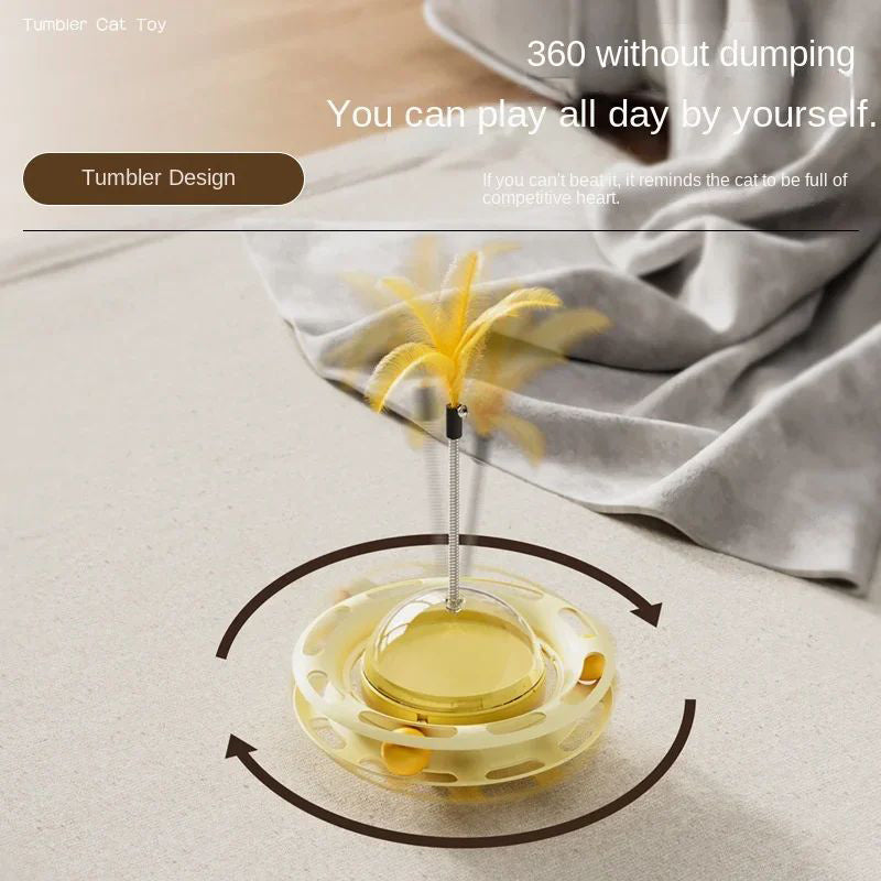 Cat UFO Tumbler Turntable