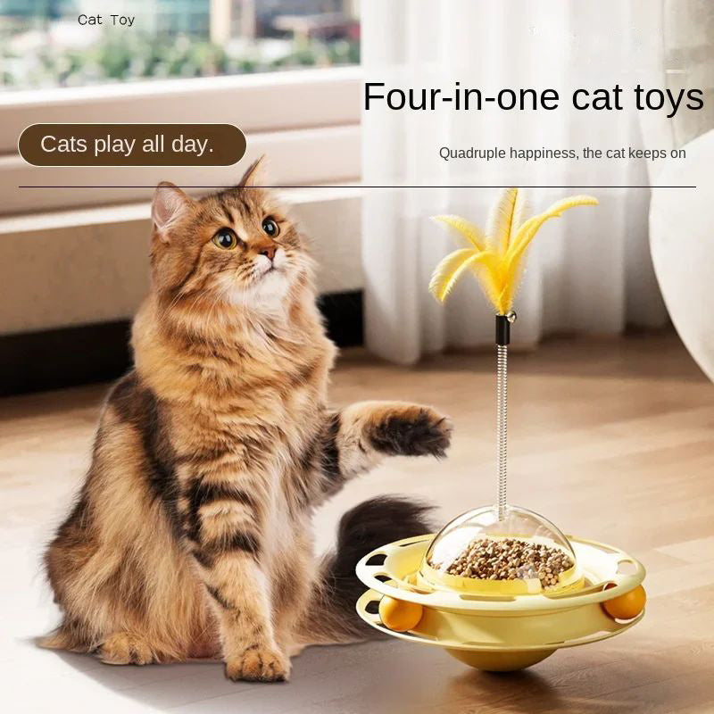 Cat UFO Tumbler Turntable