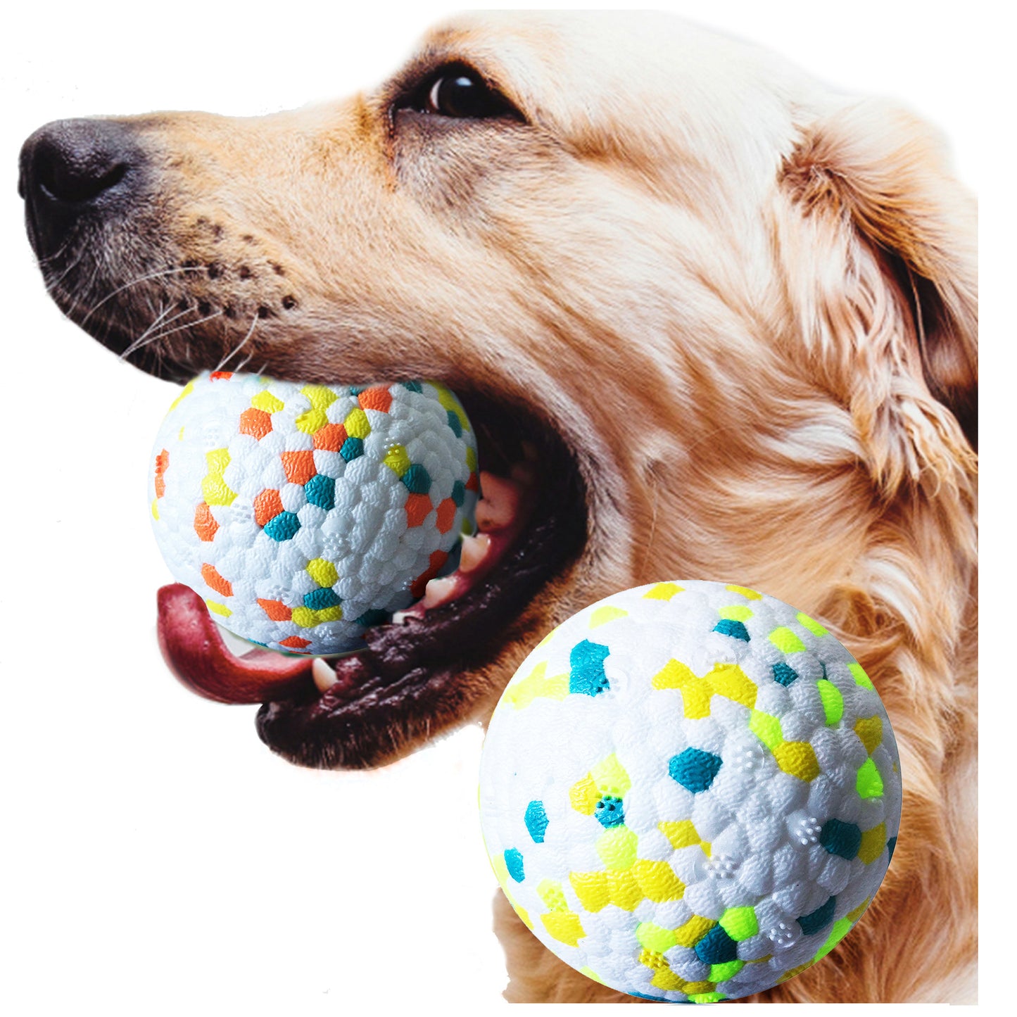 Bite-Resistant Dog Molar Ball – Chew & Clean Toy