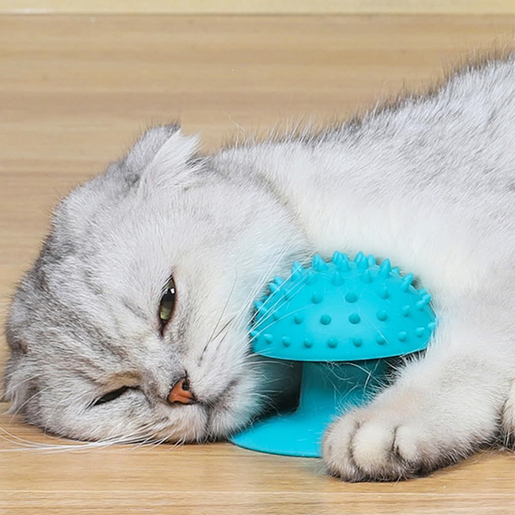 Cat Scratcher & Self-Groomer with Fur Remover