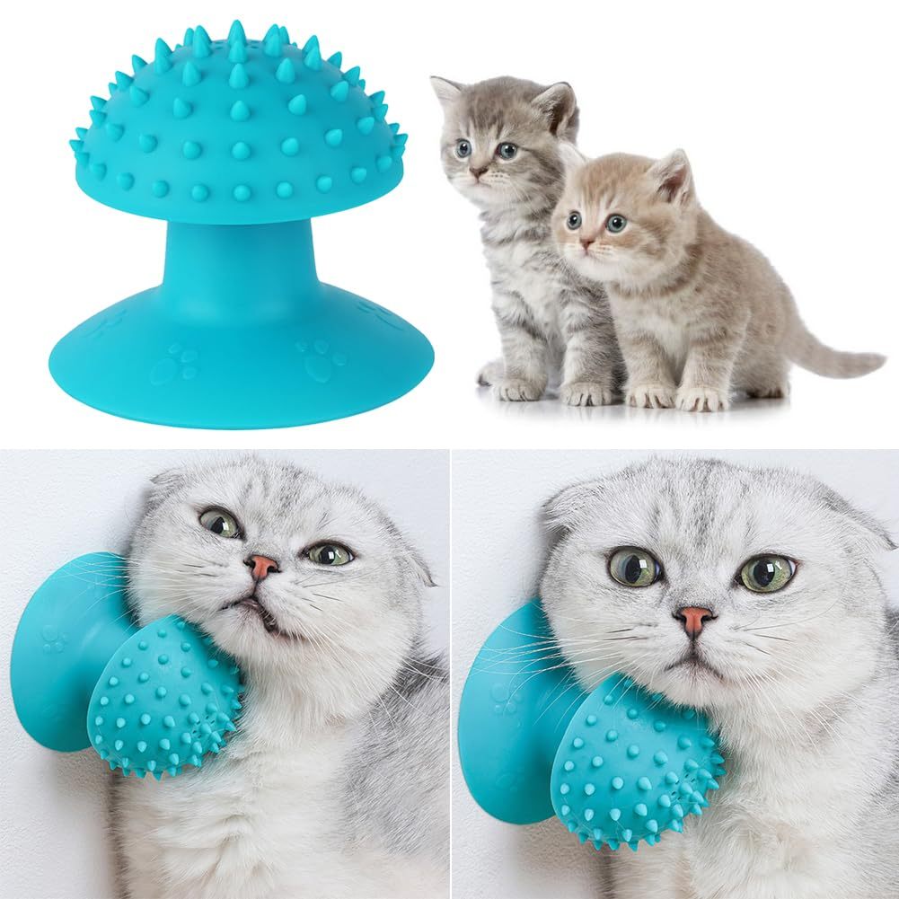 Cat Scratcher & Self-Groomer with Fur Remover