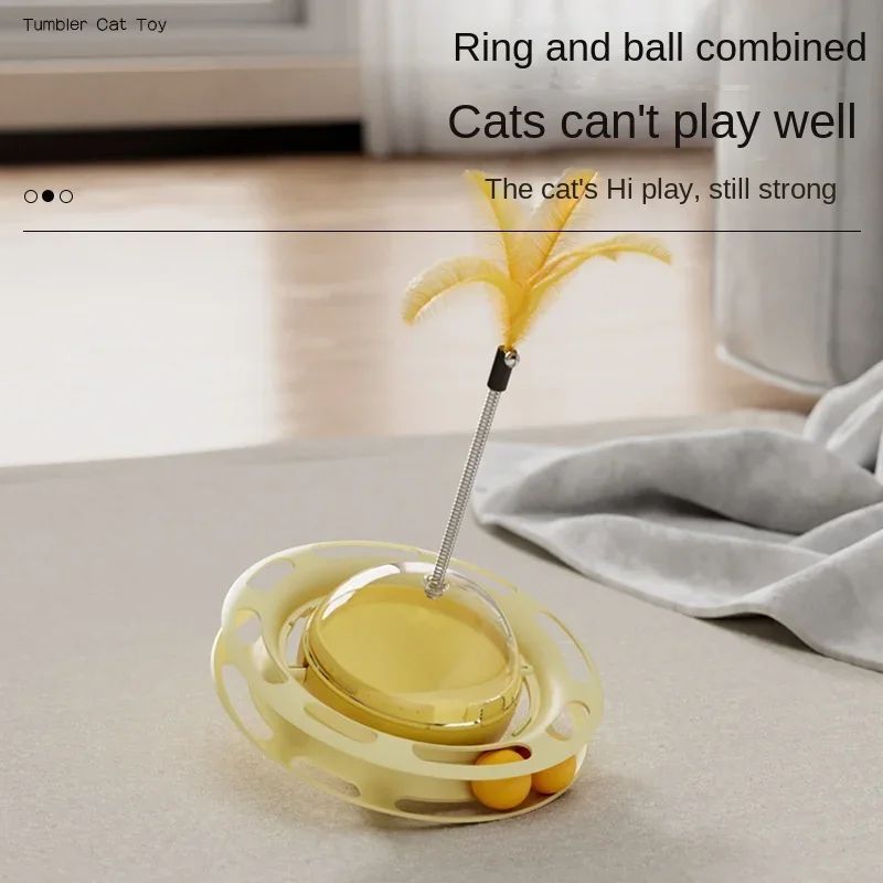 Cat UFO Tumbler Turntable