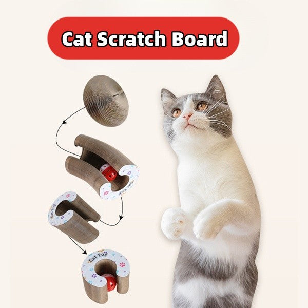 Magic Foldable Cat Scratcher Tunnel