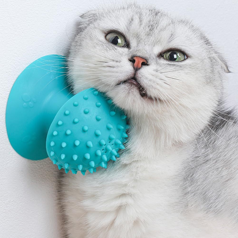 Cat Scratcher & Self-Groomer with Fur Remover