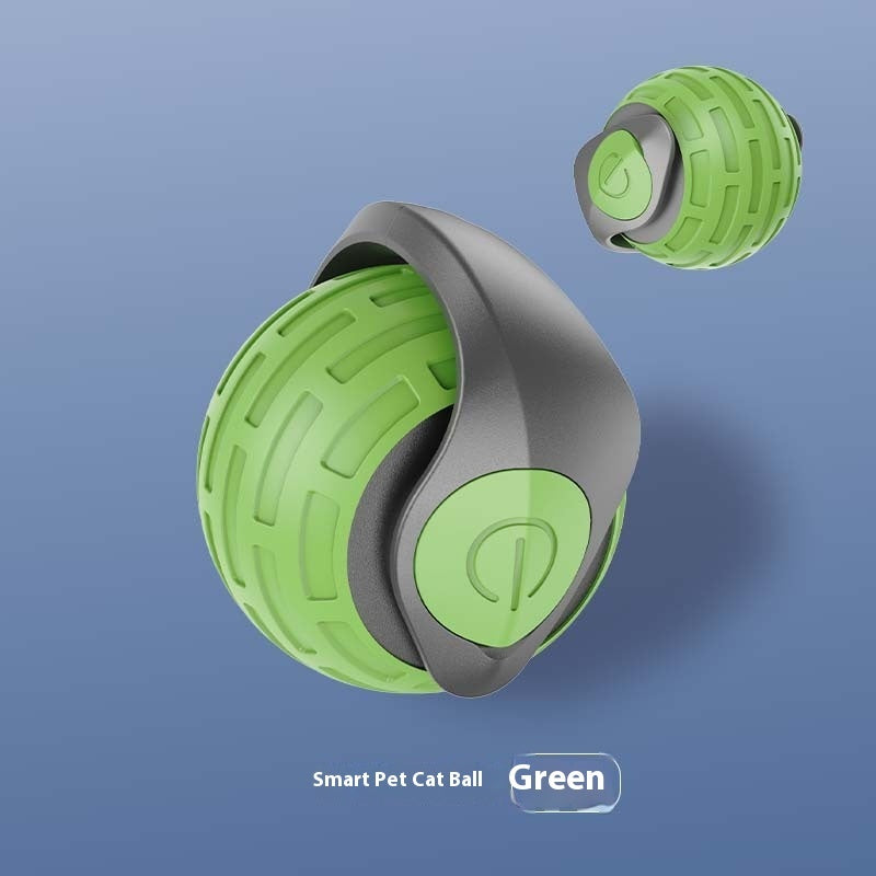 Interactive Auto-Rolling Cat Ball – USB Rechargeable Teaser Toy