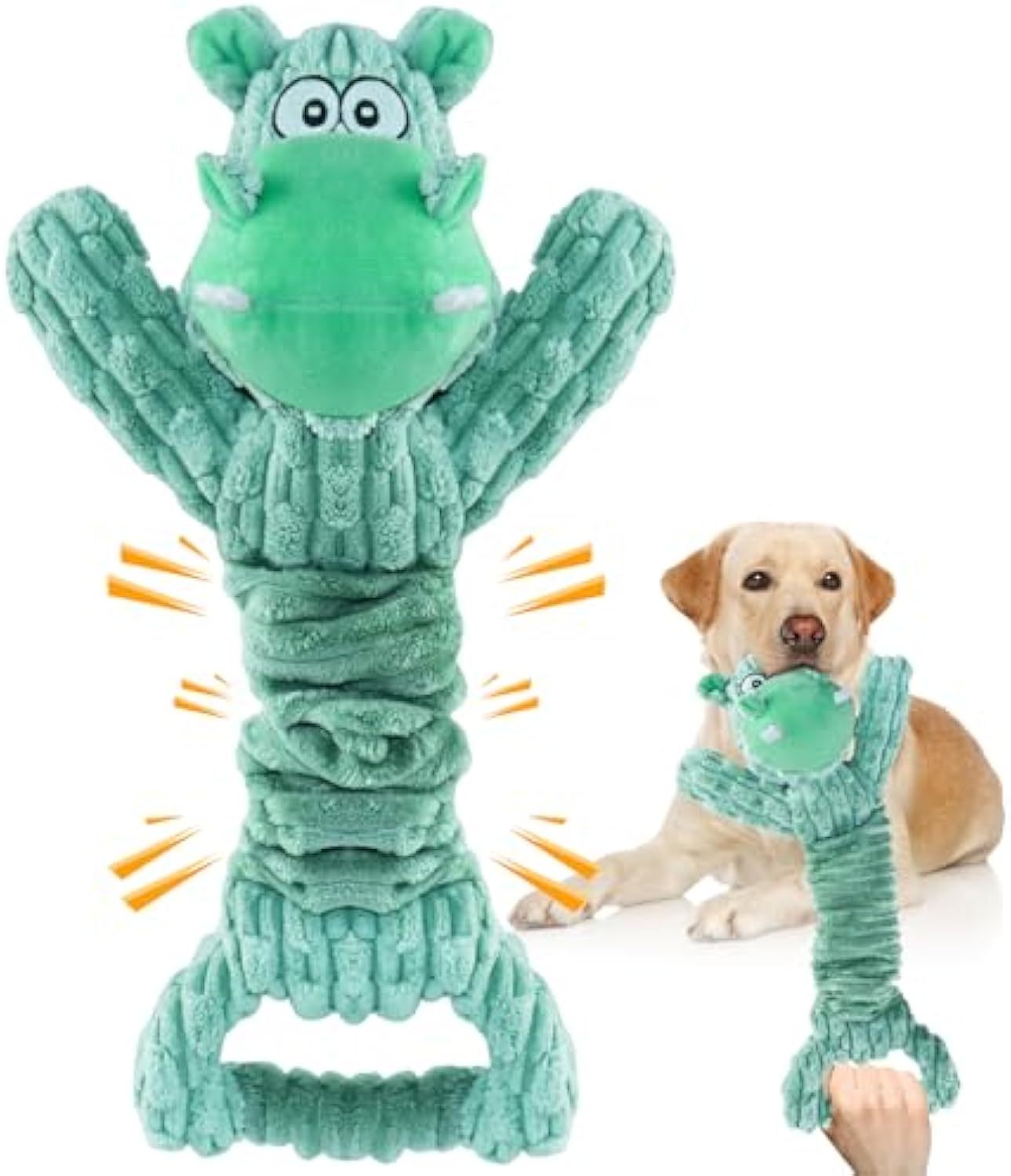 Large Plush Squeaky Dog Toys – Tug of War & Indoor Play for All Sizes