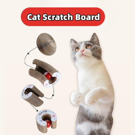 Magic Foldable Cat Scratcher Tunnel